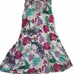 C'est La Vie multicoloured midi dress - Size: L